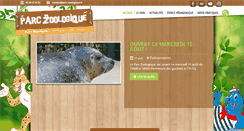 Desktop Screenshot of parc-zoologique.fr